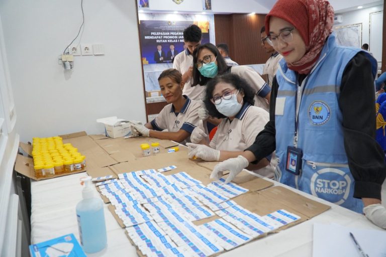Tes Narkoba Rutan Medan